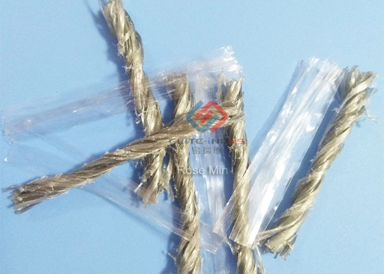 Extruded Macro Hybrid Reinforced Polypropylene Synthetic Fiber